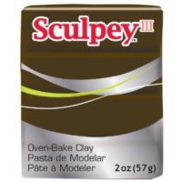 SculpeyÂ® III Polymer Clay Suede Brown