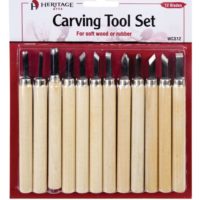 Heritage Arts®Linoleum Wood and Rubber Carving Set