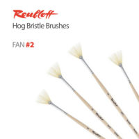 Roubloff Hog Bristle Fan Brushes