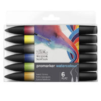 Winsor & Newton Promarker Watercolour Basic Tones 6 set