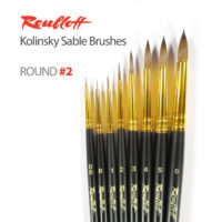 Roubloff Kolinsky Sable Round #2 Brushes