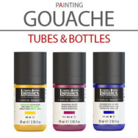 Gouache in Tubes and Bottles