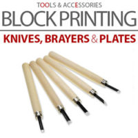 Knives, Brayers & Plates for Block Printing