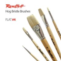 Roubloff Brushes Hog Bristle Flat 4