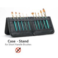 Brush case and holder - short handle