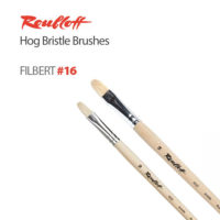 Roubloff Brushes Hog Bristle Filbert 16