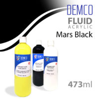 Demco Fluid Acrylic 473ml Mars Black