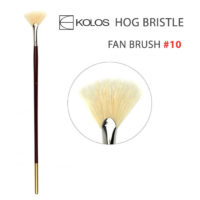 Natural Hog Bristle Fan Brush #10