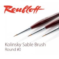 Roubloff Premium Kolinsky Sable Brush, Round / Liner #0