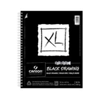 CANSON XL Black Drawing Pad - 9x12 inches