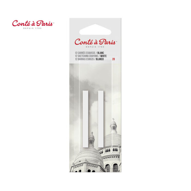 2 Sketching Crayons - White