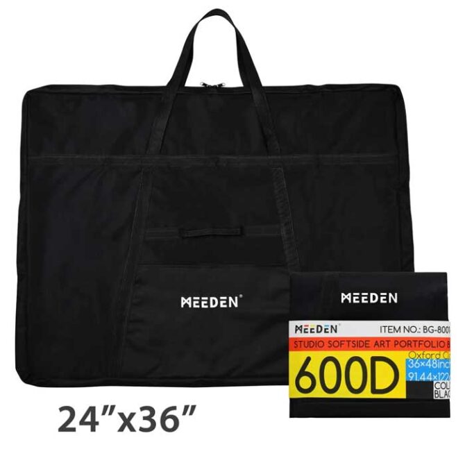 MEEDEN Art Portfolio Case Water-Proof with Extra Zippered Pocket