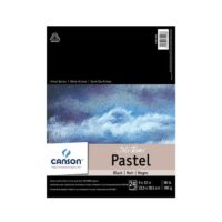 Canson Mi-Teintes Pastel Paper Pad Black 9x12 inches