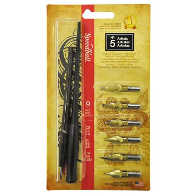 Speedball Nib Pen Set N5