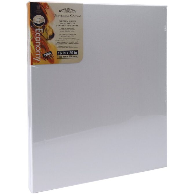 953152 Winsor & Newton Canvas Cotton - 2PK - 16x20 inches