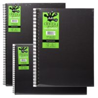 Classy Gecko Sketchbooks- A3 Black Soft Touch Cover