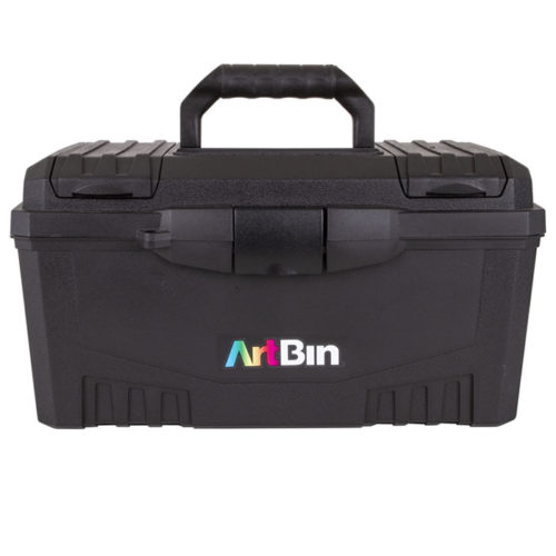 Artbin® - 17" Twin Top Art Supply Box - Black - 6918AB