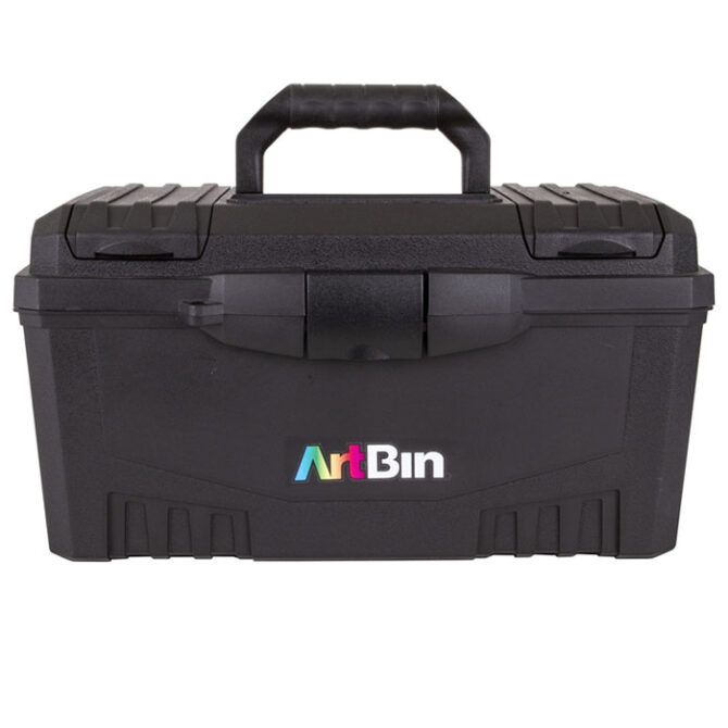 ArtbinÂ® - 17" Twin Top Art Supply Box - Black - 6918AB