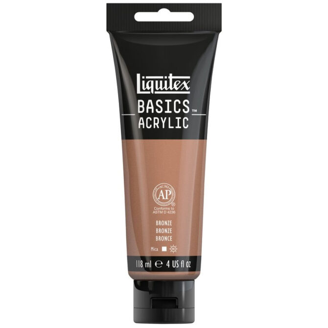 Liquitex BASICS Acrylic Paint 4-oz tube, Bronze
