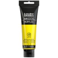 Liquitex BASICS Acrylic Paint 4-oz tube, Cadmium Yellow Light Hue