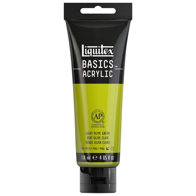 Liquitex Basics Acrylic - Light Olive Green