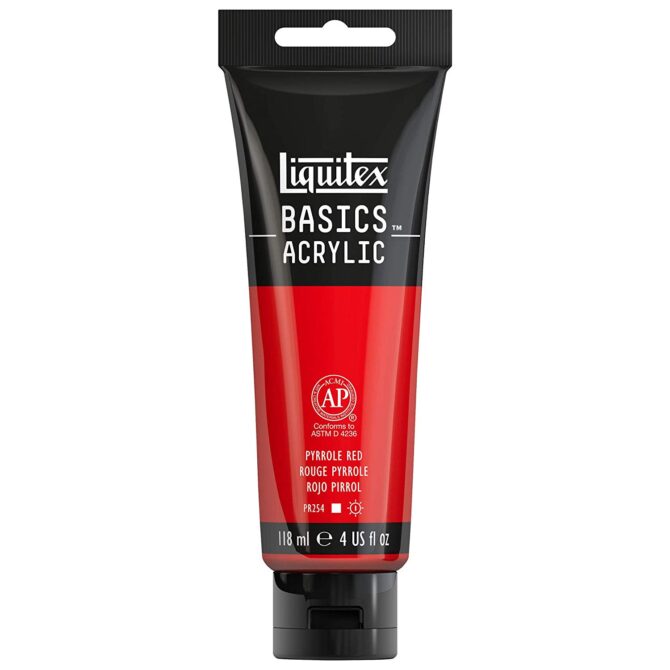 Liquitex Basics Acrylic - Pyrrole Red