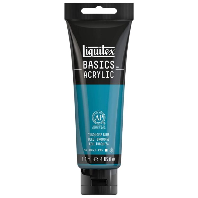 Liquitex Basics Acrylic - Turquoise Blue