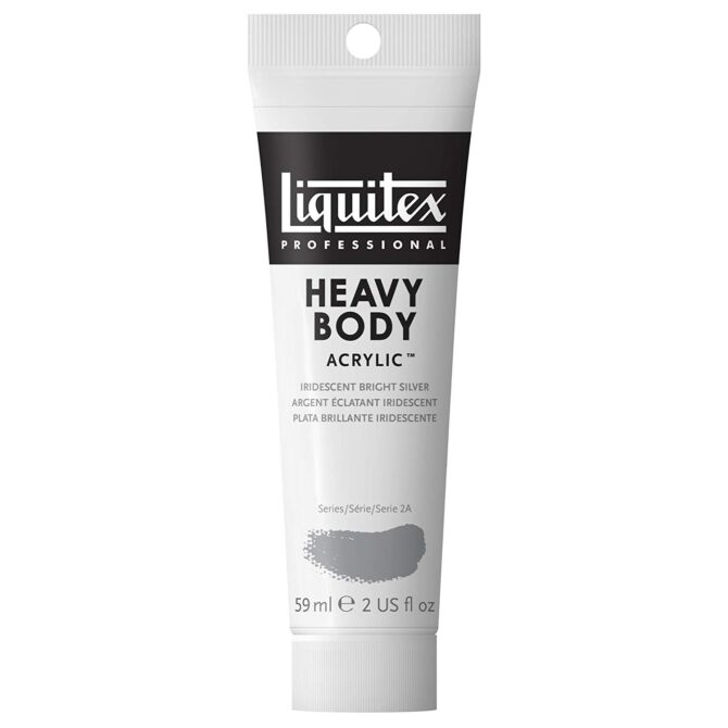 Liquitex Heavy Body AcrylicIridescent Bright Silver