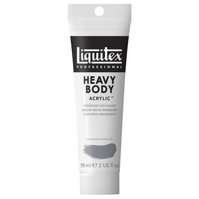 Liquitex Heavy Body Acrylic Iridescent Silver