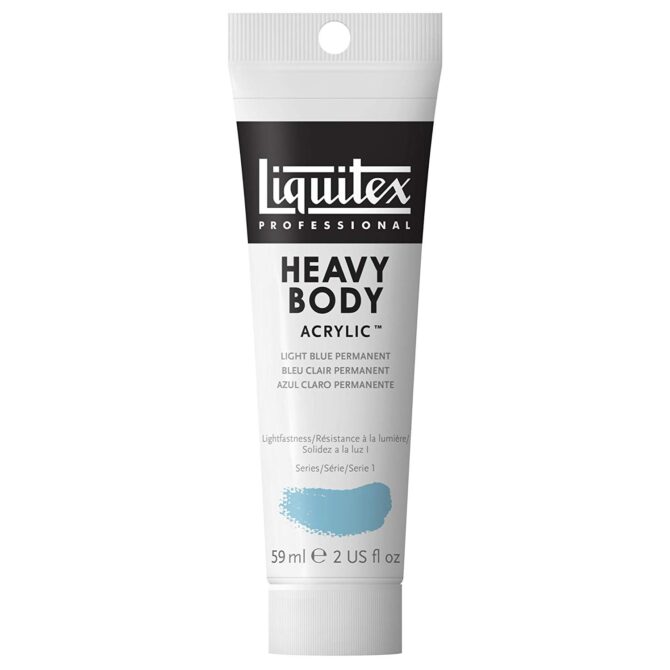 Liquitex Heavy Body Acrylic Light Blue Permanent