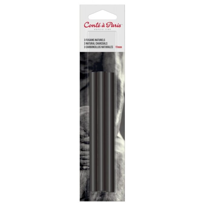500911 Conte a Paris - Natural Charcoal - 11mm (Round)