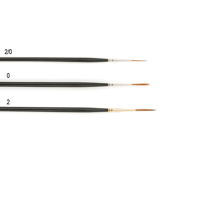 DEMCO Brush Series 160- Red sable liner brush - 2/0