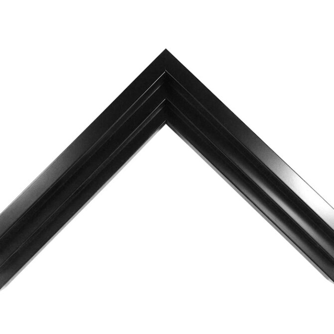 Black floating frame