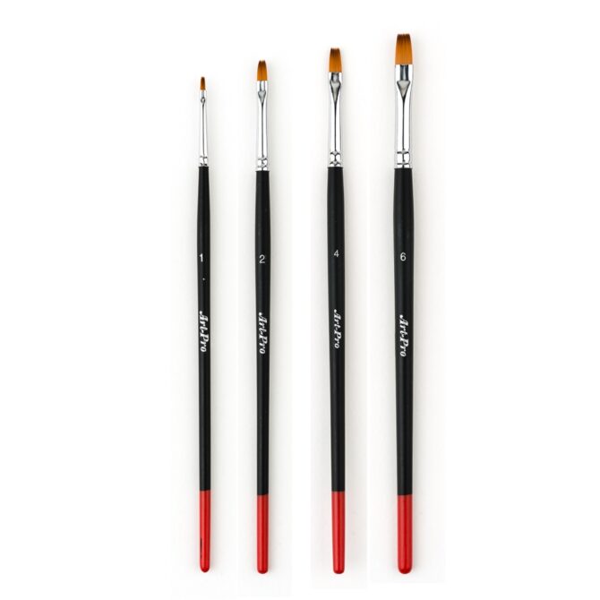 Flat Synthetic Brush Set - Series 5107