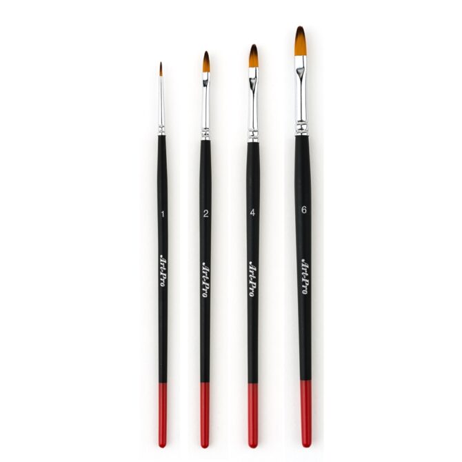Filbert Synthetic Brush Set - Series 5108