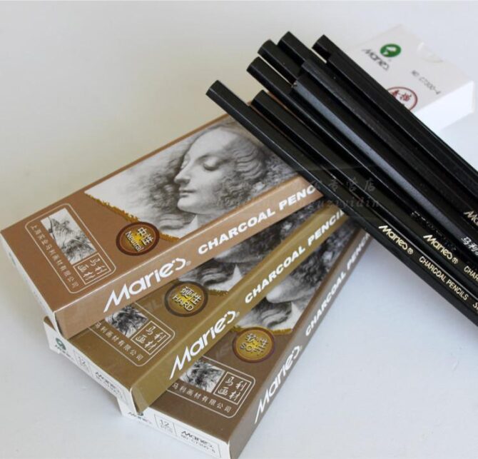 Marie'sÂ® Charcoal Pencil - Soft (Singles)