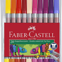 Faber-Castell Pitt Artist Pen Dual Marker Wallet of 20