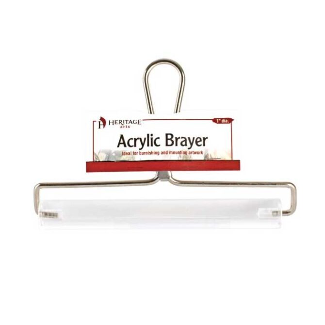 Heritage Arts 8" Clear Acrylic Brayer