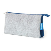 Midtown Pouch - Grey Blue, 5 x 9 in