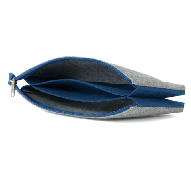 Midtown Pouch - Grey Blue, 5 x 9 in