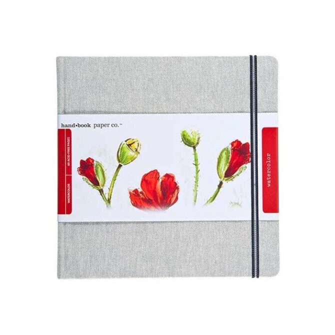 Travelogue Series Watercolor Journal 8.25" x 8.25" The Square Linen