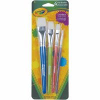 Crayola - 4 Flat Brush Set