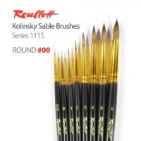 Roubloff Kolinsky Sable Brushes 1115 series.