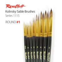 Roubloff Kolinsky Sable Brushes 1115 series.