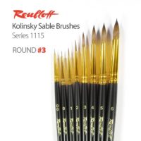 Roubloff Kolinsky Sable Brushes 1115 series.