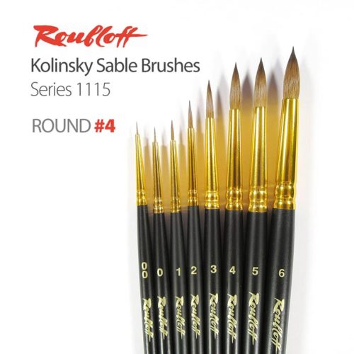 Roubloff Kolinsky Sable Brushes 1115 series.