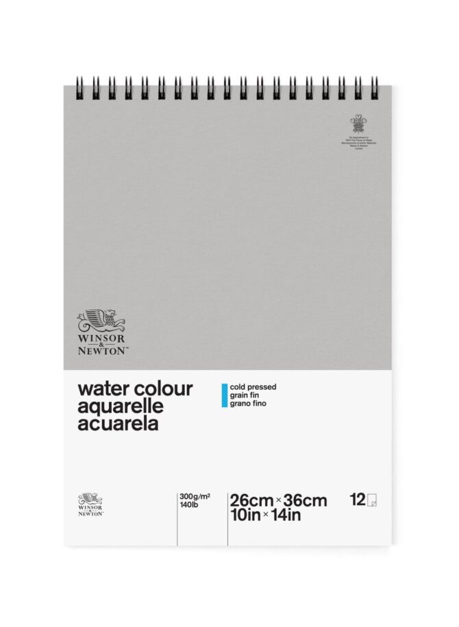 053416 Winsor & Newton Watercolor Classic Pad 10x14in Spiral Binding