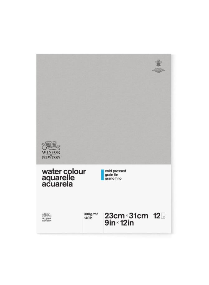 053454 Winsor & Newton Watercolor Classic Pad 9x12in Side Glued
