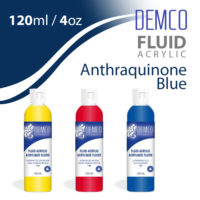 Demco Fluid Acrylic 120ml - Anthraquinone Blue