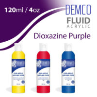 Demco Fluid Acrylic 120ml - Dioxazine Purple